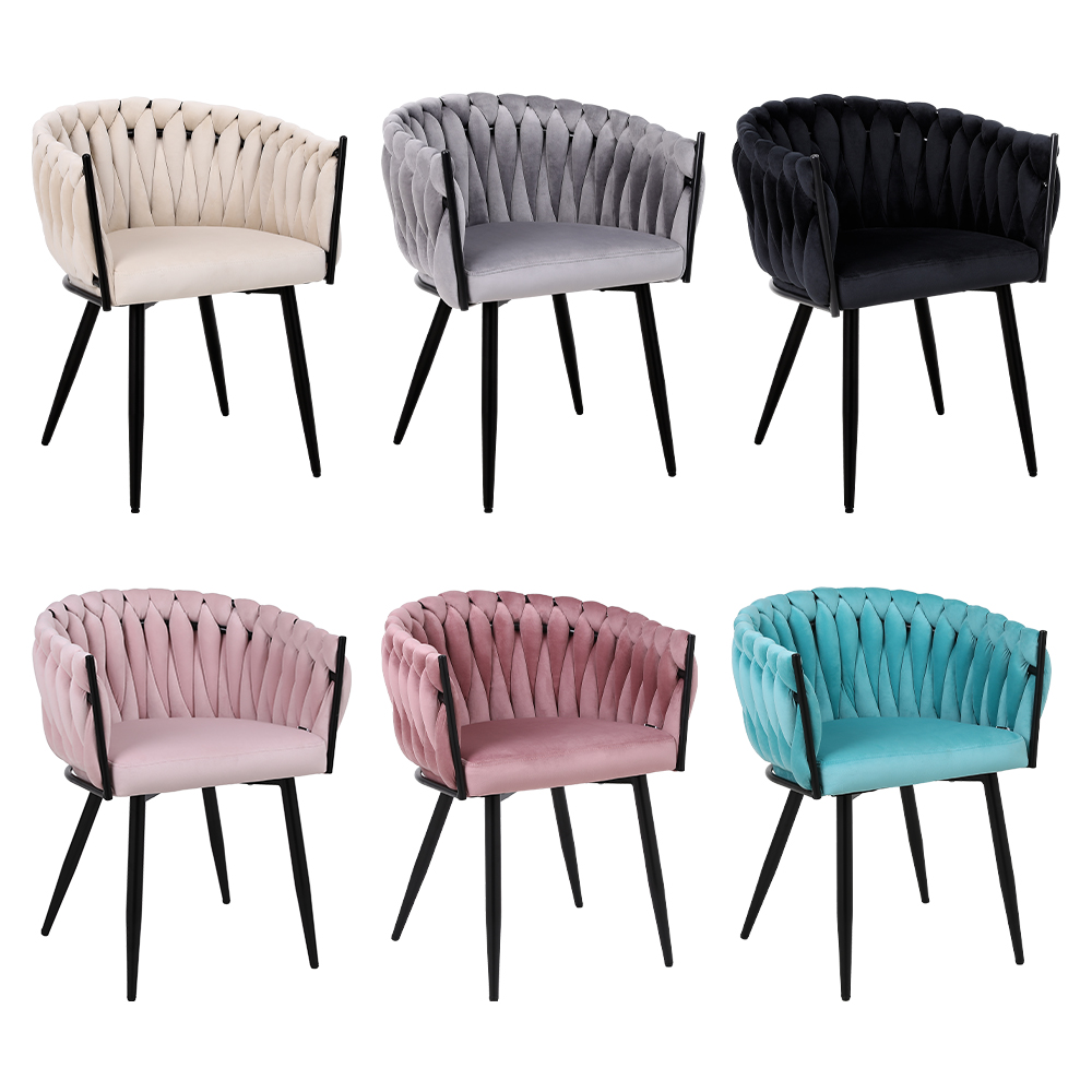 pink dining chairs